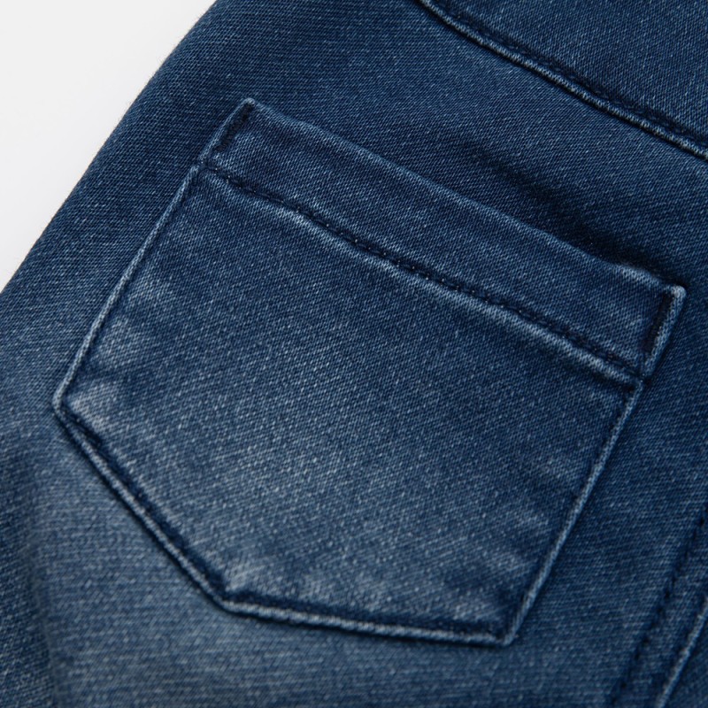 Size 098 Sigikid τζιν παντελόνι με ελαστική μέση και κορδόνι σκούρο μπλε