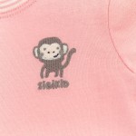 Size 062 Sigikid βρεφικό μακρυμάνικο μπλουζάκι ροζ Μαϊμουδάκι