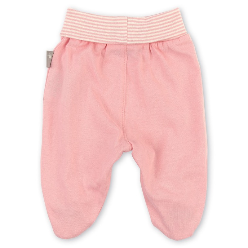 Size 062 Sigikid βρεφικό παντελονάκι με κλειστά ποδαράκια ροζ Μαϊμουδάκι