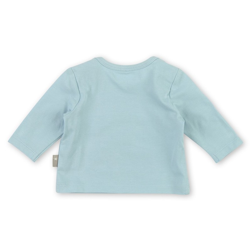 Size 062 Sigikid βρεφικό μακρυμάνικο μπλουζάκι γαλάζιο Μαϊμουδάκι