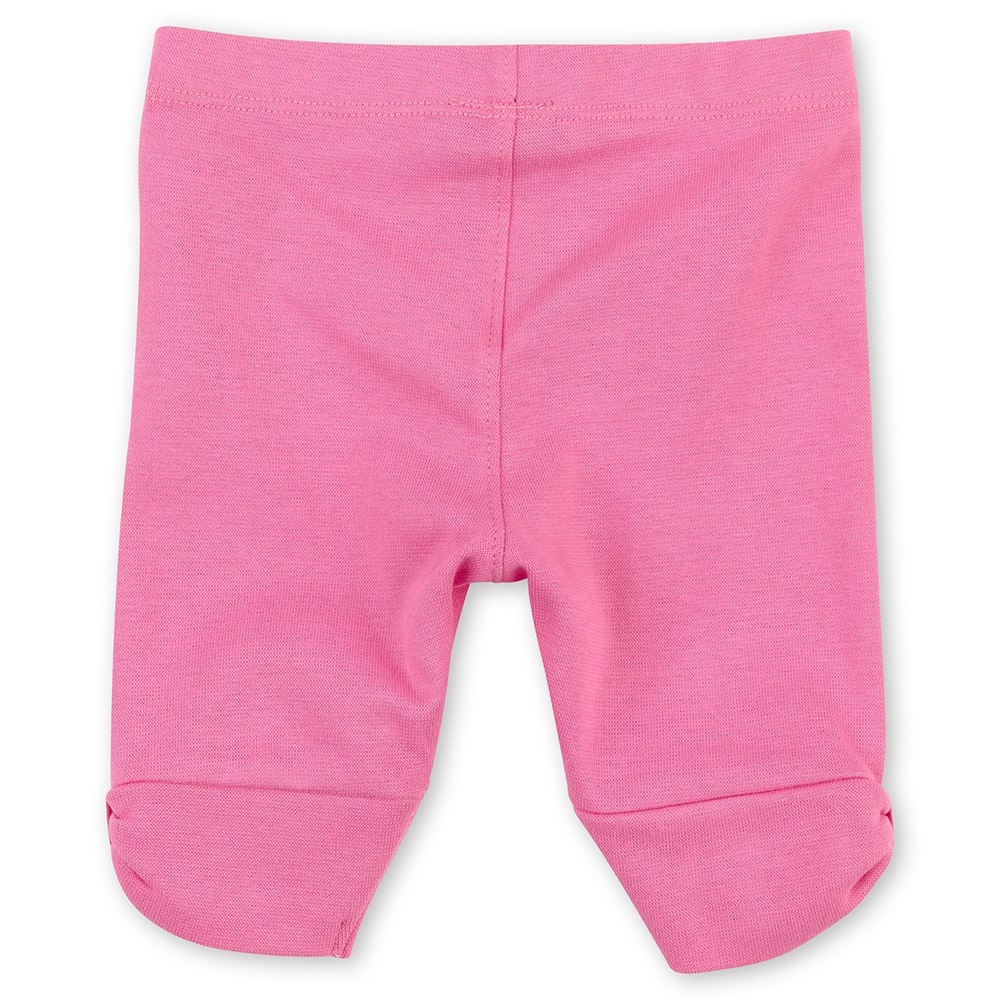 Sigikid Pink capri leggings for little girls with gatherings