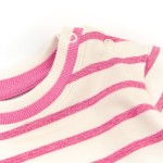 Size 080 Sigikid φούτερ λευκό ροζ Ζέβρα