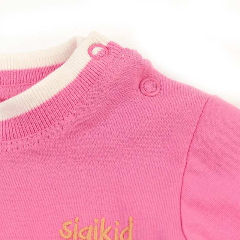 Size 068 Sigikid κοντομάνικο μπλουζάκι ροζ Happy Wildlife