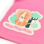 Size 092 Sigikid κοντομάνικο μπλουζάκι ροζ Happy Wildlife