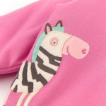 Size 086 Sigikid ζακέτα φούτερ δύο όψεων με κουκούλα ροζ – τιρκουάζ