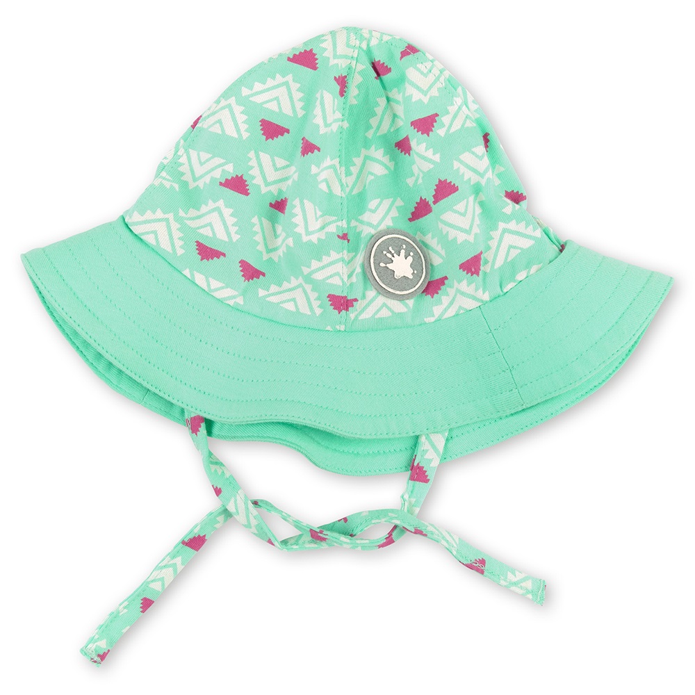 Sigikid Brimmed sun hat for little girls, mint green