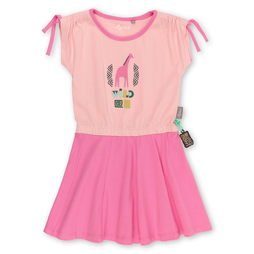 Sigikid Pink girls summer dress ‘Giraffe’- Size: 116