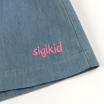 Size 128 Sigikid βερμούδα με βολάν, χρώμα μπλε denim