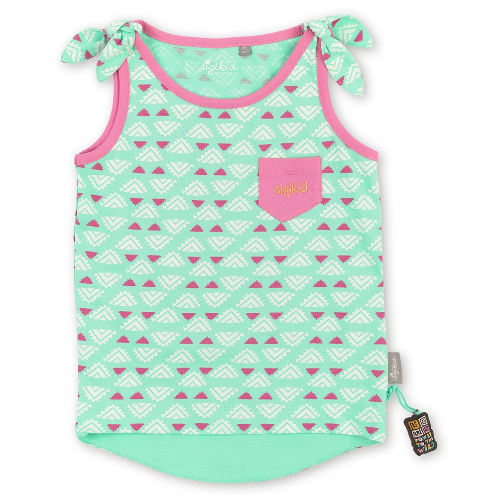 Sigikid Cute sleeveless top for girls with bow detailing