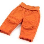 Size 080 Sigikid παντελόνι υφασμάτινο με λάστιχο και ρεβέρ πορτοκαλί