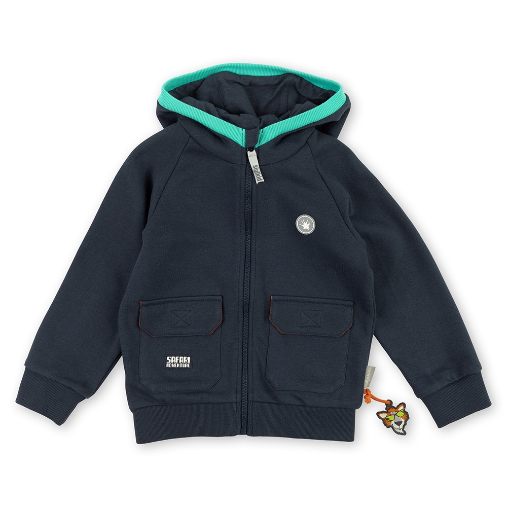 Sigikid Hooded boys' sweat jacket ‘Safari Adventure’ - Size: 110