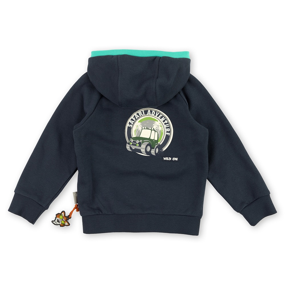 Sigikid Hooded boys' sweat jacket ‘Safari Adventure’ - Size: 110