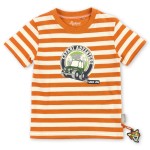 Size 122 Sigikid κοντομάνικο μπλουζάκι Safari Adventure ριγέ πορτοκαλί