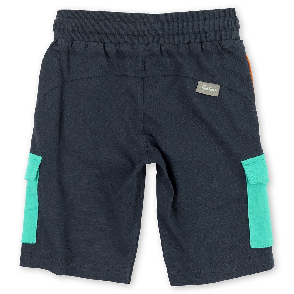 Sigikid Lightweight boys bermuda shorts navy/turquoise