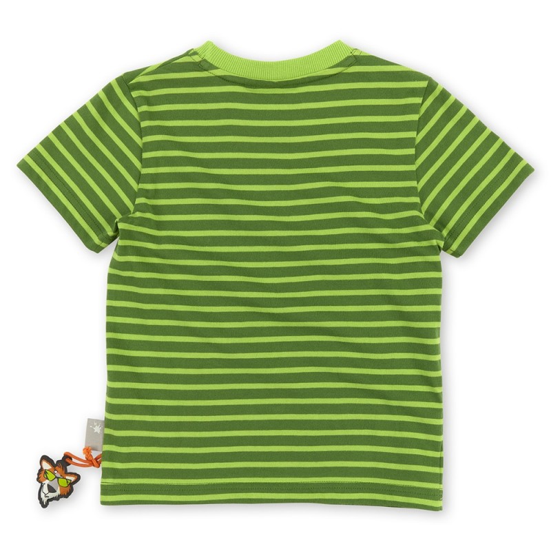 Size 110 Sigikid κοντομάνικο μπλουζάκι Safari Adventure ριγέ πράσινο