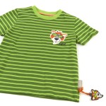 Size 116 Sigikid κοντομάνικο μπλουζάκι Safari Adventure ριγέ πράσινο