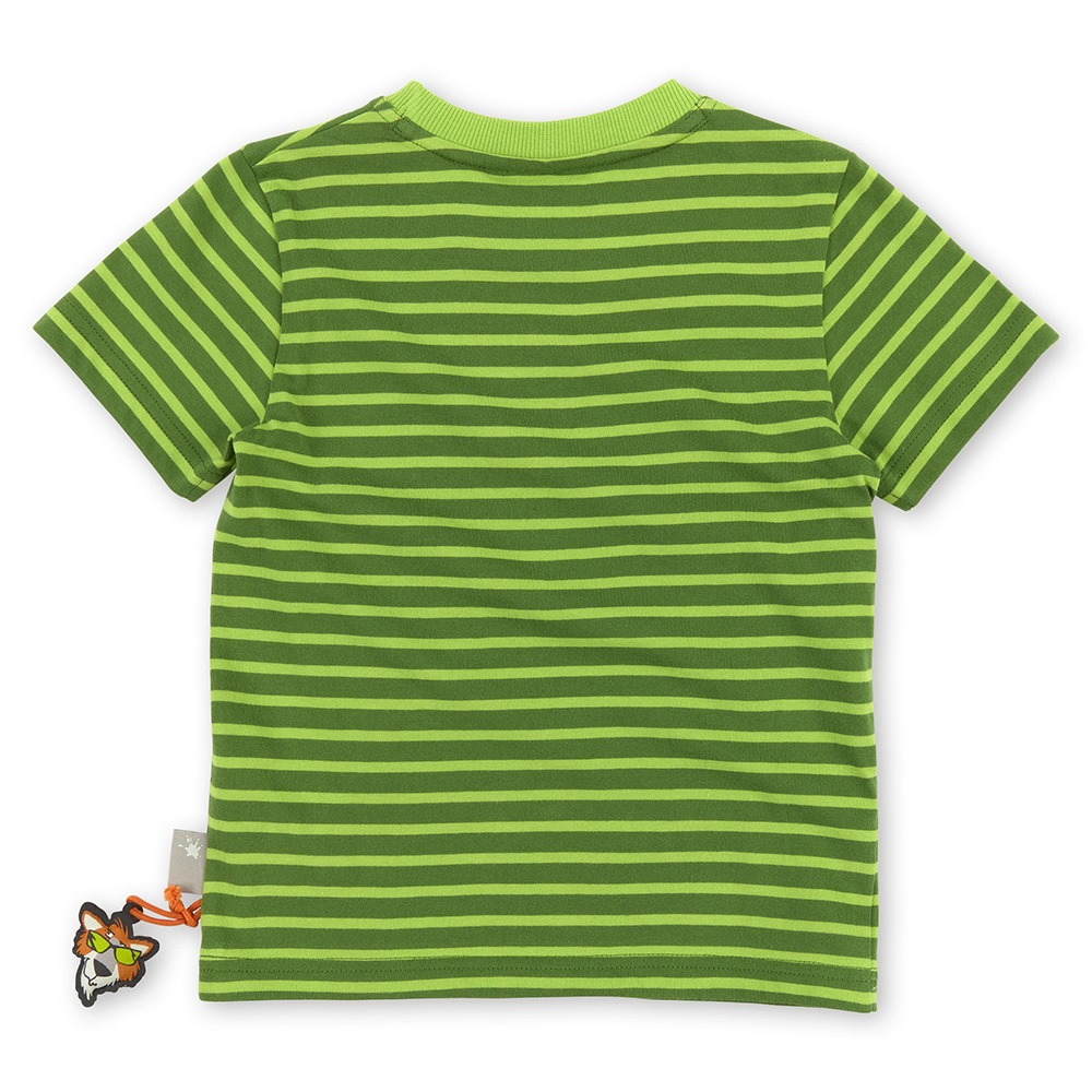 Sigikid Green striped boys T-shirt Safari Adventure