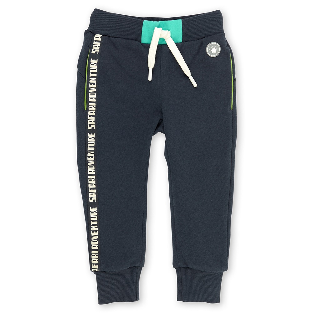 Sigikid Stylish sweat pants for boys, Safari Adventure, navy