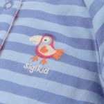 Size 068 Sigikid μπουφάν δύο όψεων με Maiami Blue ροζ – ριγέ μπλε