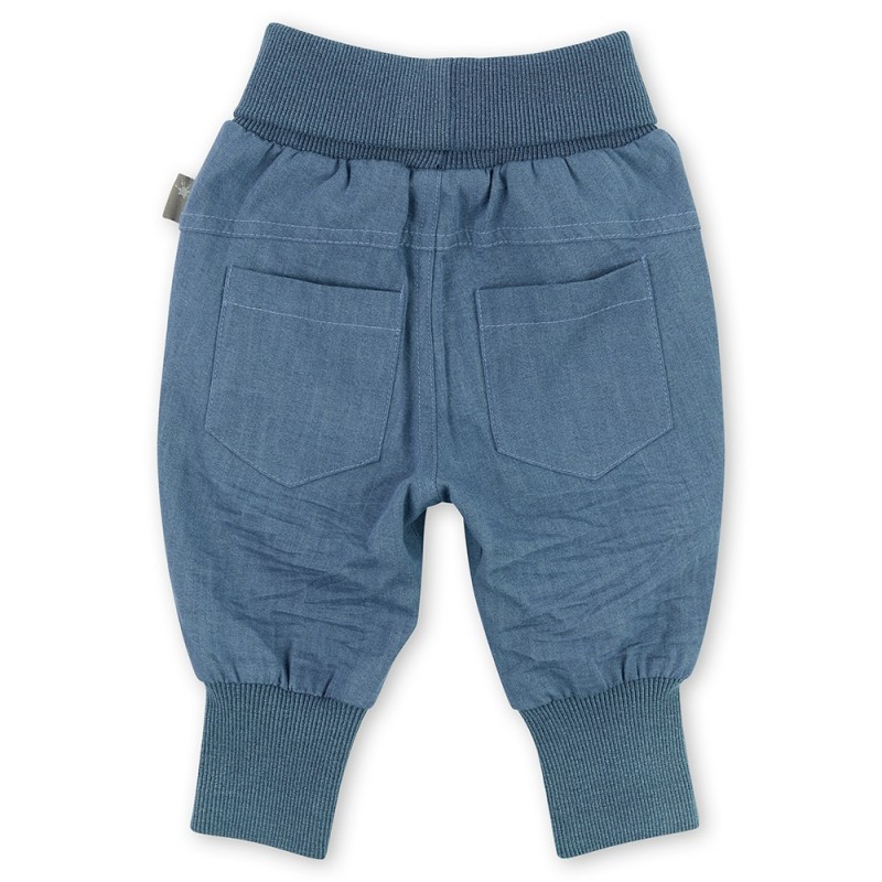 Size 080 Sigikid παντελόνι μπαλούν με λάστιχο χρώμα μπλε denim