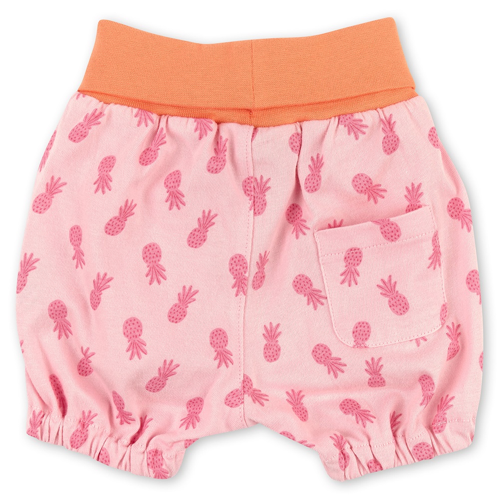 Sigikid Cute baby girl shorts, pink/apricot