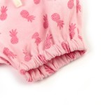 Size 092 Sigikid κοντή βερμούδα μπαλούν με λάστιχο και τσέπες Ανανάς ροζ