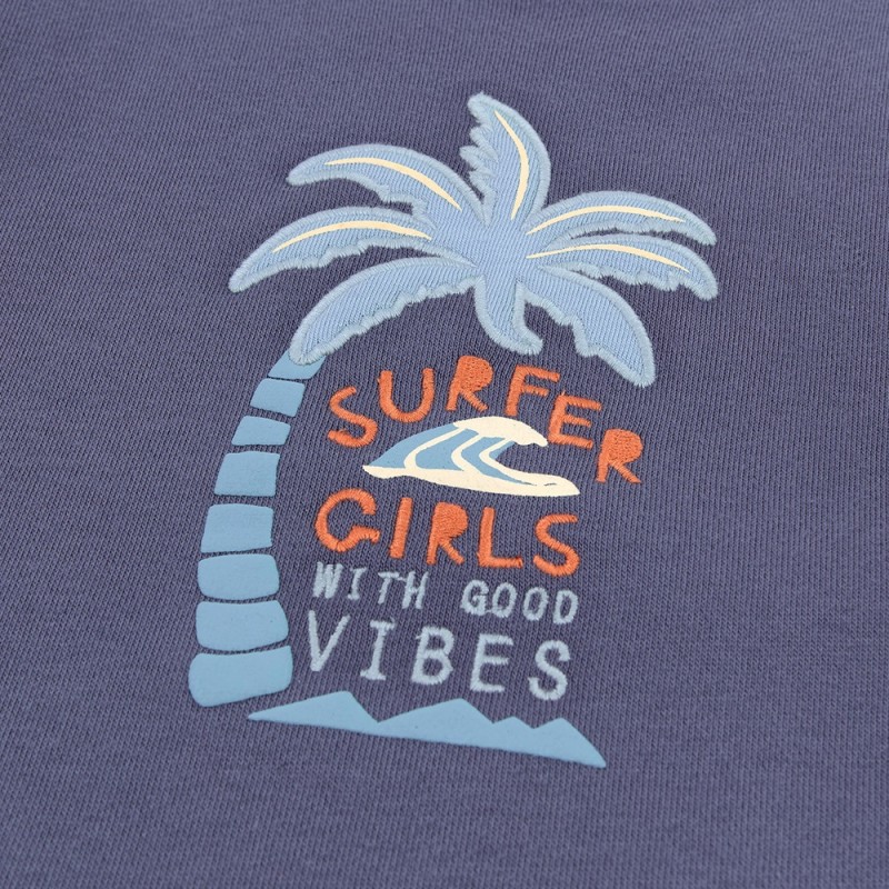 Size 110 Sigikid μπλούζα φούτερ Surfer Girls μπλε