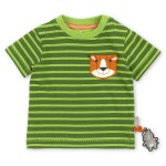 Size 068 Sigikid κοντομάνικο μπλουζάκι Τίγρης ριγέ πράσινο