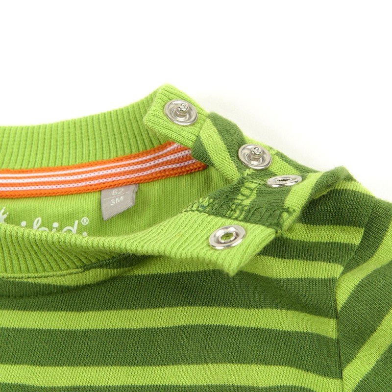 Size 068 Sigikid κοντομάνικο μπλουζάκι Τίγρης ριγέ πράσινο