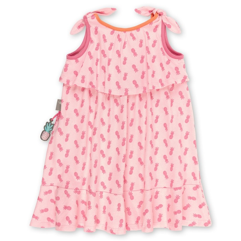 Size 110 Sigikid αμάνικο φόρεμα με βολάν και φιόγκο στους ώμους ροζ