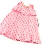 Size 122 Sigikid αμάνικο φόρεμα με βολάν και φιόγκο στους ώμους ροζ