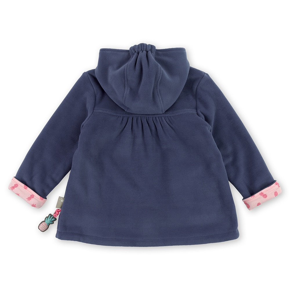 Sigikid Blue polar fleece jacket for girls, lined, hooded