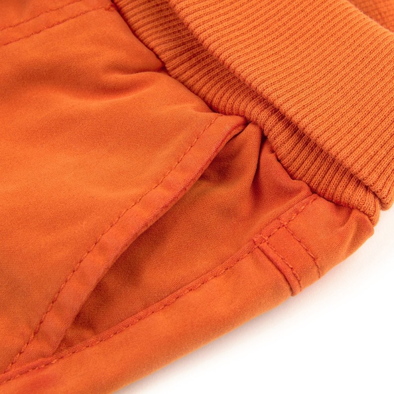 Size 068 Sigikid βερμούδα με λάστιχο και τσέπες υφασμάτινη πορτοκαλί