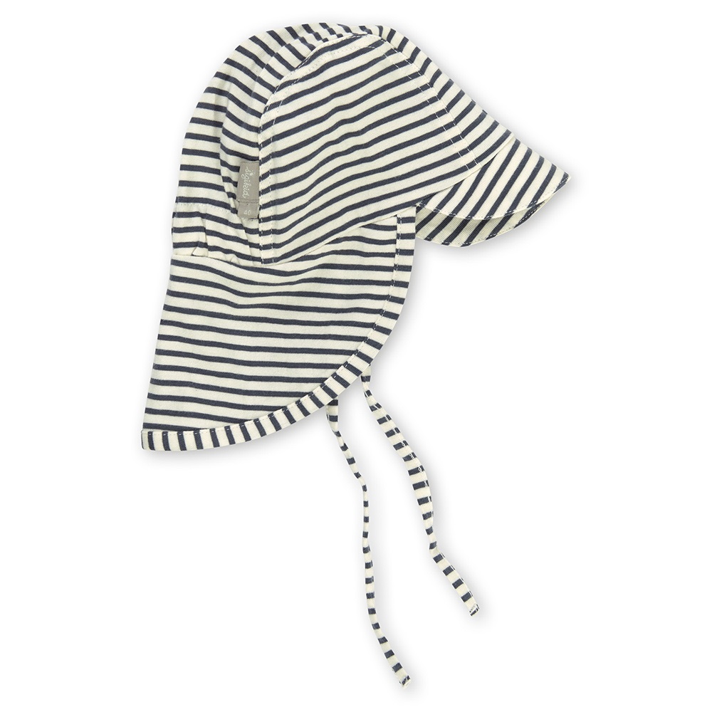 Sigikid Navy/white striped sun hat for babies and toddlers