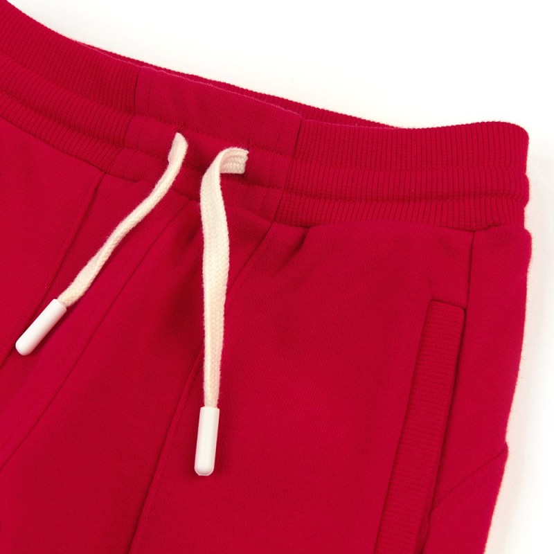Size 110 Sigikid παντελόνι φόρμας με λάστιχο και τσέπες Under Construction κόκκινο