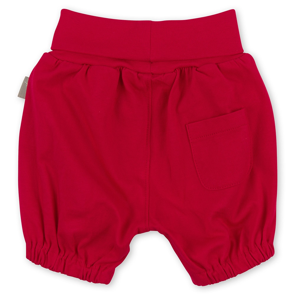 Sigikid Cute baby girl short pants, red