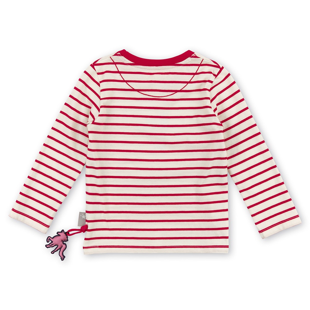 Sigikid Red/white girls long sleeve horsepower
