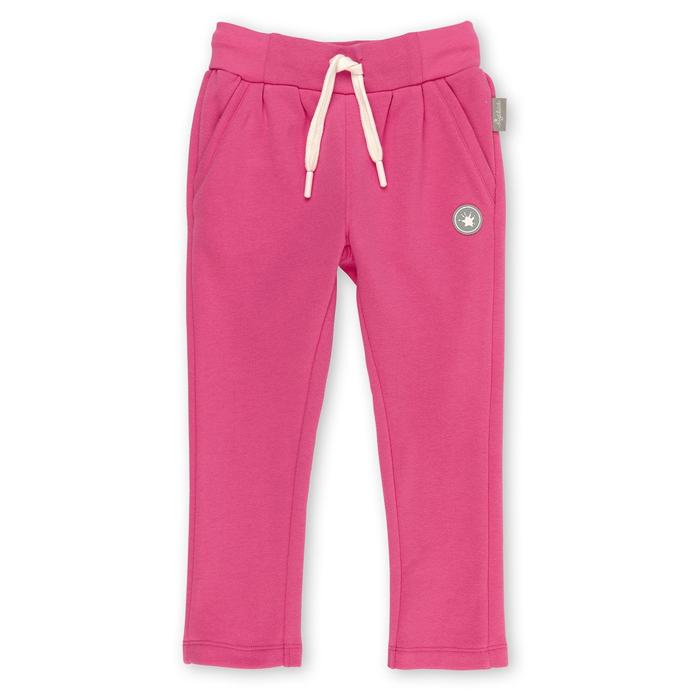 Sigikid Smart snug girls sweat pants, pink - Size: 116