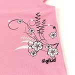 Size 128 Sigikid αμάνικο μπλουζάκι Λουλούδια ροζ