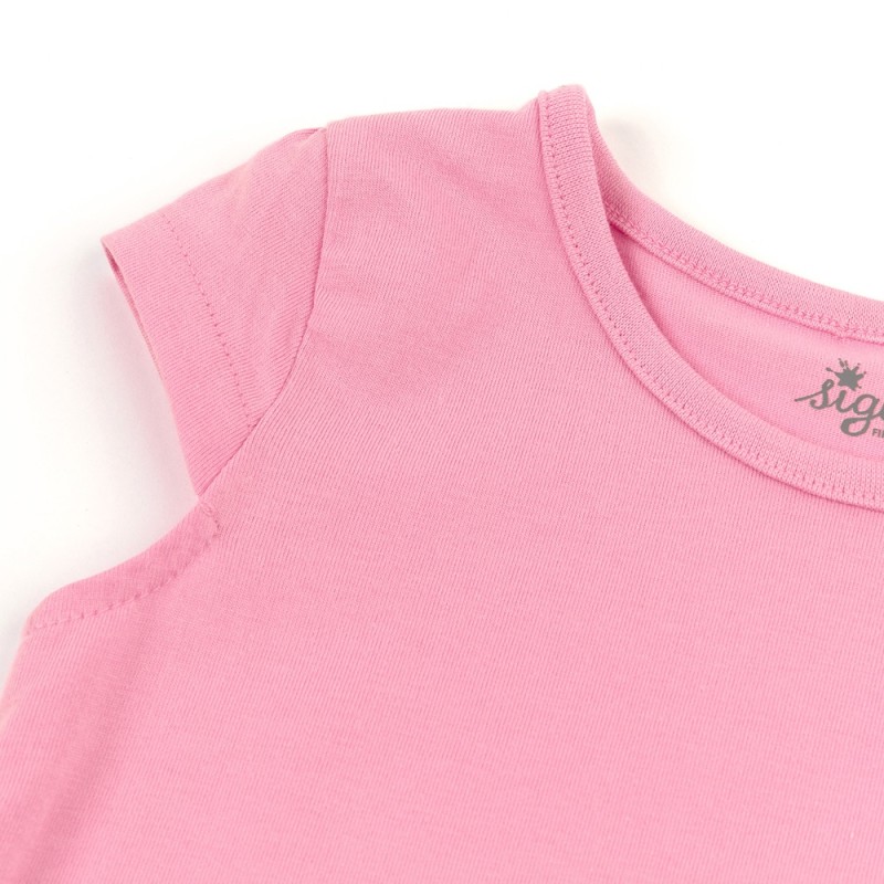 Sigikid Cap sleeve top for girls, pink - Size: 128