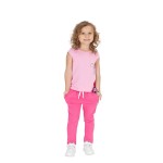Sigikid Cap sleeve top for girls, pink - Size: 128