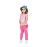 Sigikid Cap sleeve top for girls, pink - Size: 128
