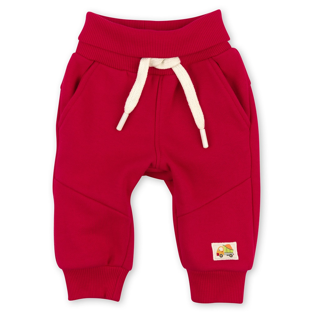 Sigikid Cosy sweat pants for little boys, red