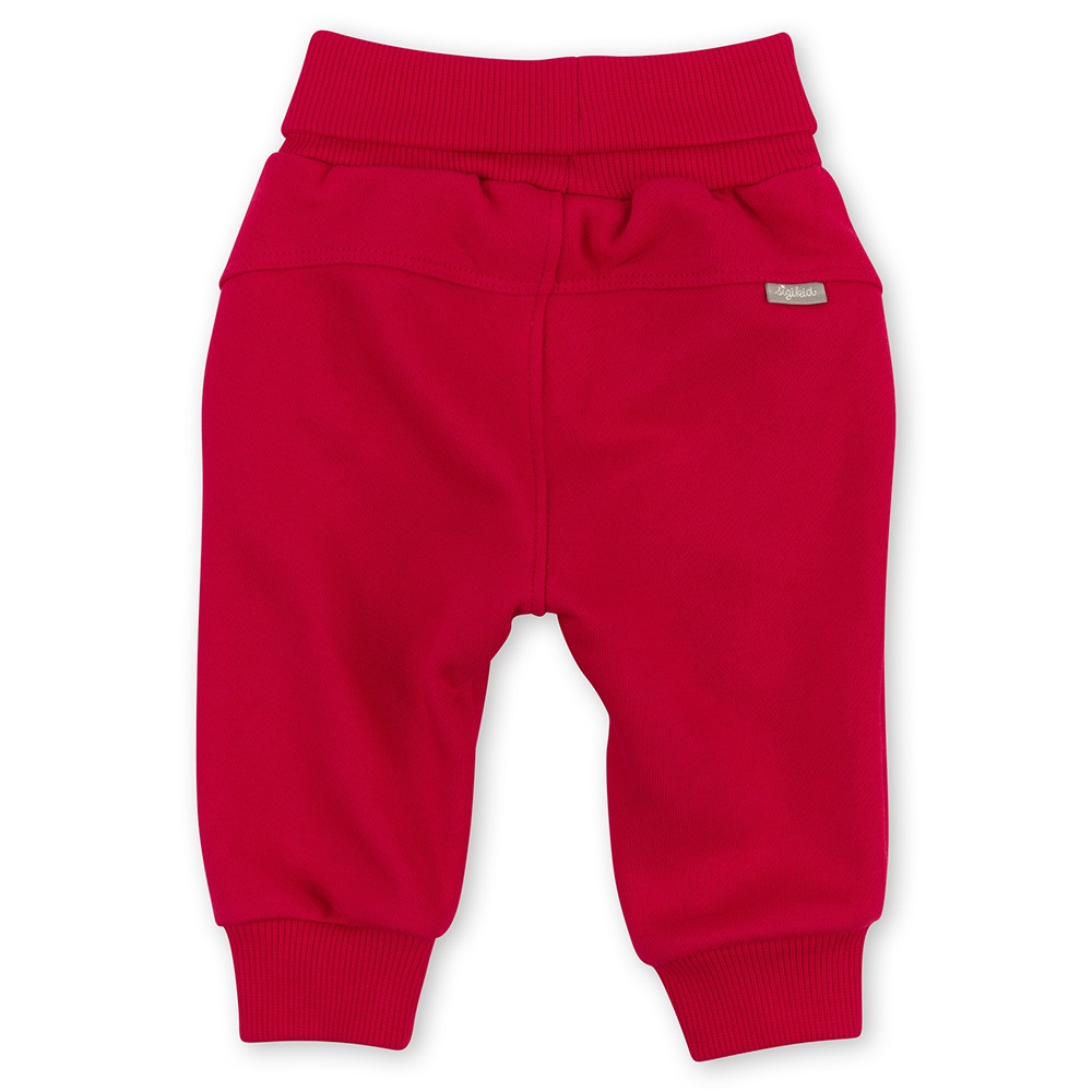 Sigikid Cosy sweat pants for little boys, red