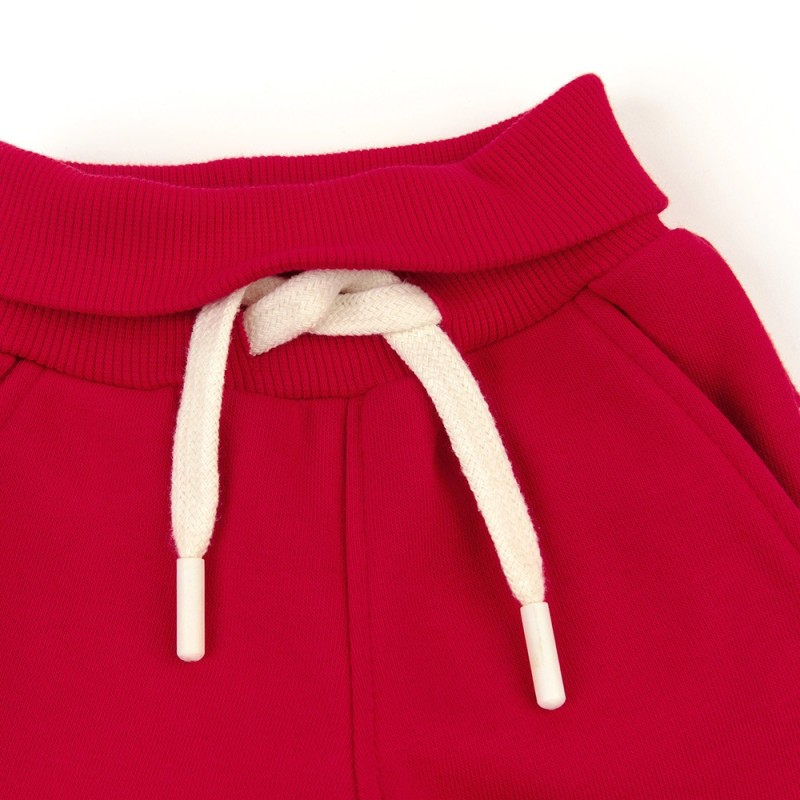 Size 068 Sigikid παντελόνι φόρμας με λάστιχο και τσέπες κόκκινο