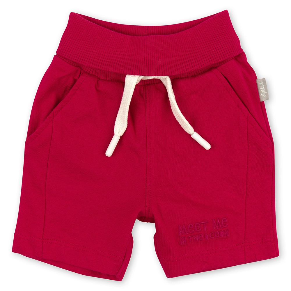 Sigikid Stretchy baby & toddler short pants, red