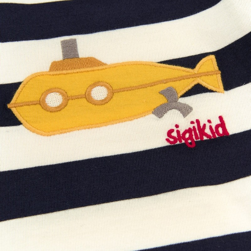 Size 098 Sigikid μακρυμάνικο μπλουζάκι Υποβρύχιο μπλε ριγέ Size 098 Sigikid μακρυμάνικο μπλουζάκι Υποβρύχιο μπλε ριγέ