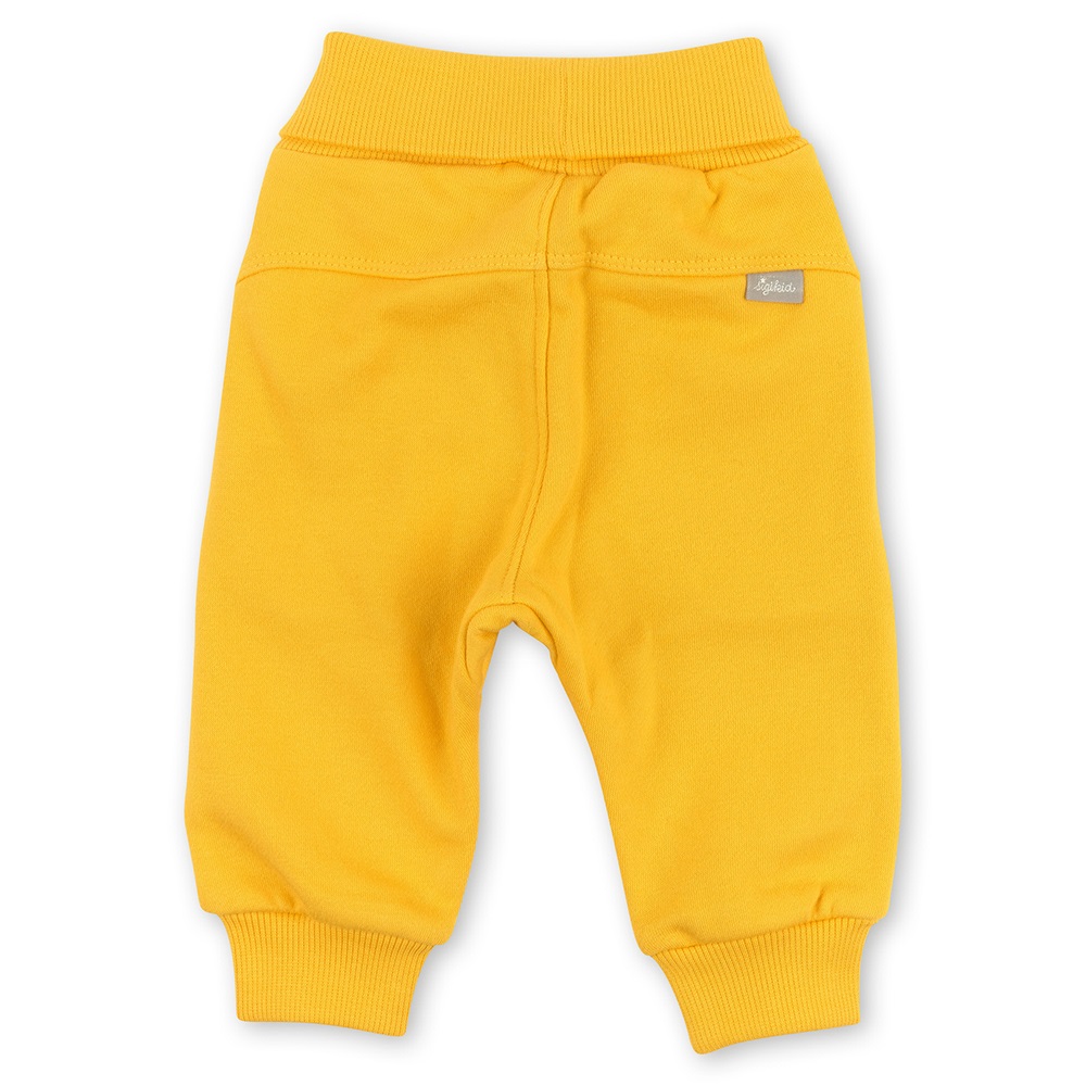 Sigikid Snug sweat pants for little boys, yellow