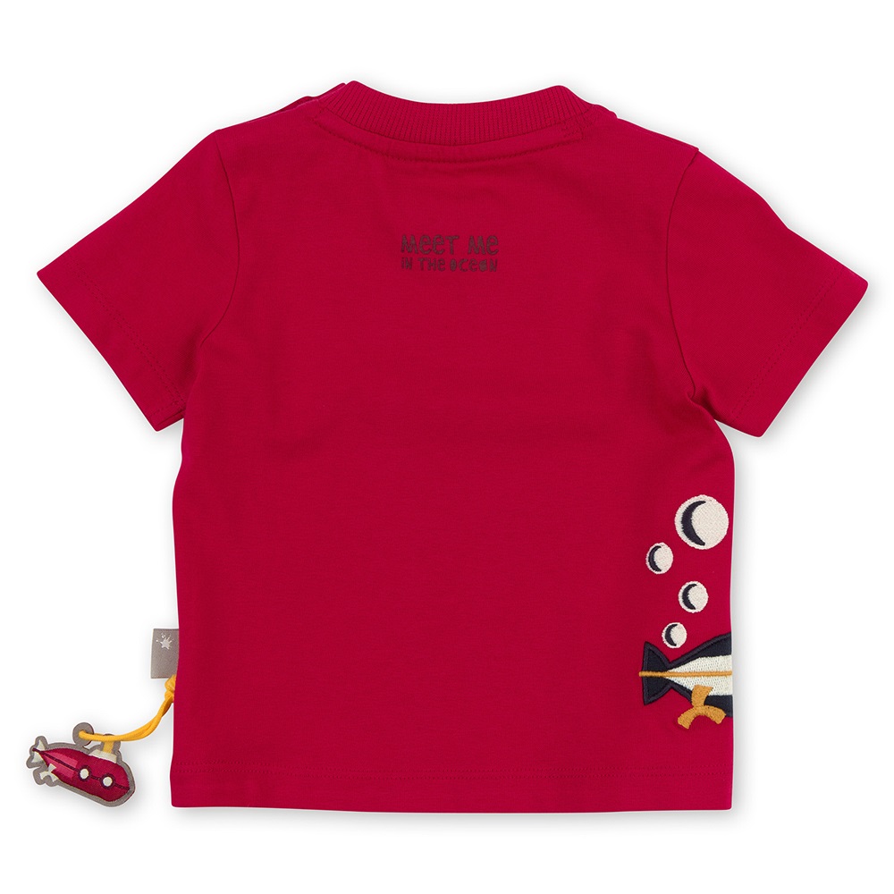 Sigikid Red submarine T-shirt for baby and toddler boys