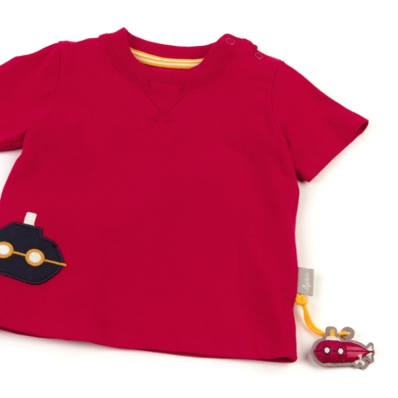 Size 080 Sigikid κοντομάνικο μπλουζάκι κόκκινο Υποβρύχιο Size 080 Sigikid κοντομάνικο μπλουζάκι κόκκινο Υποβρύχιο